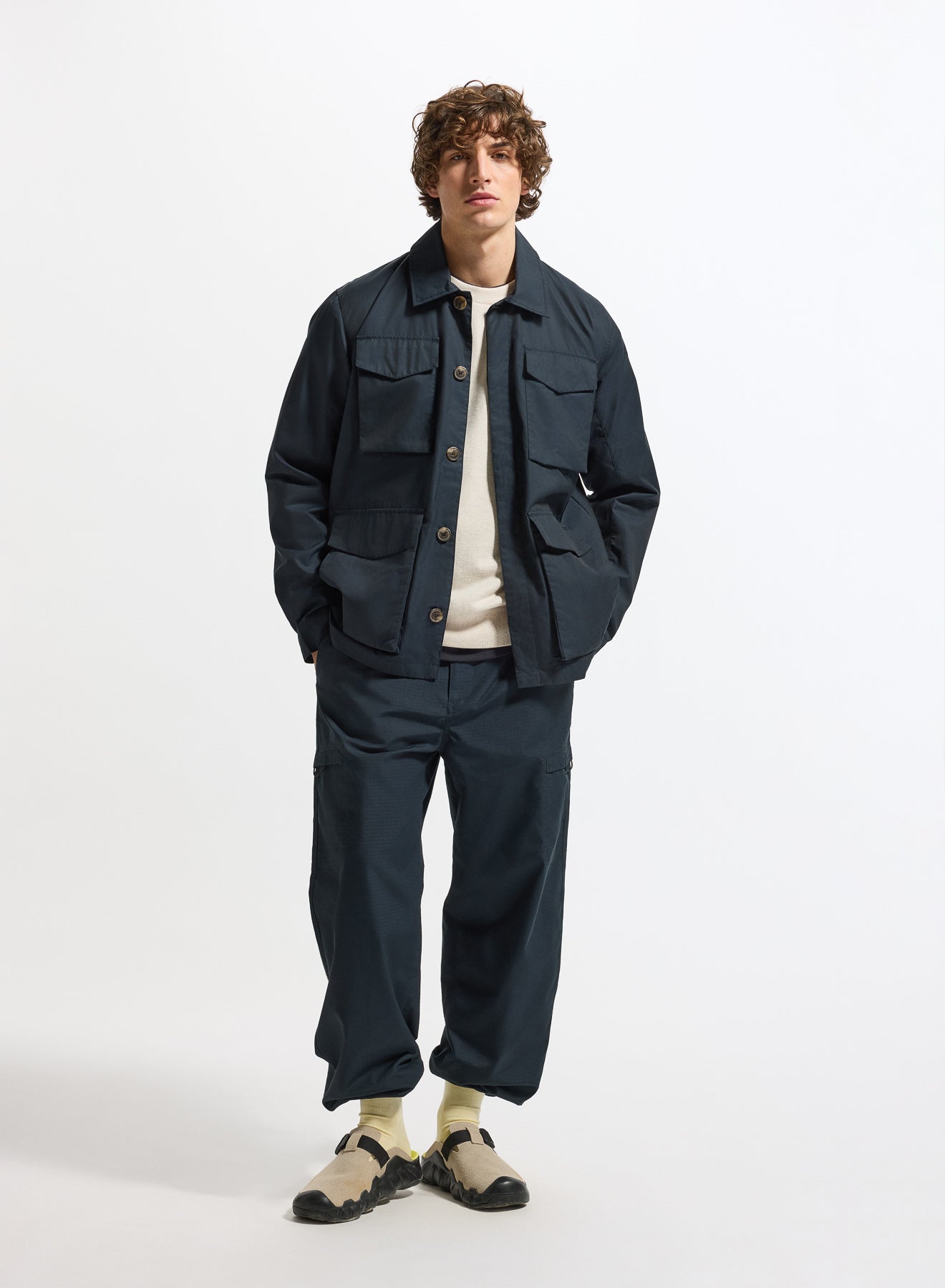 Veste légère homme Pyrenex Field bleu marine