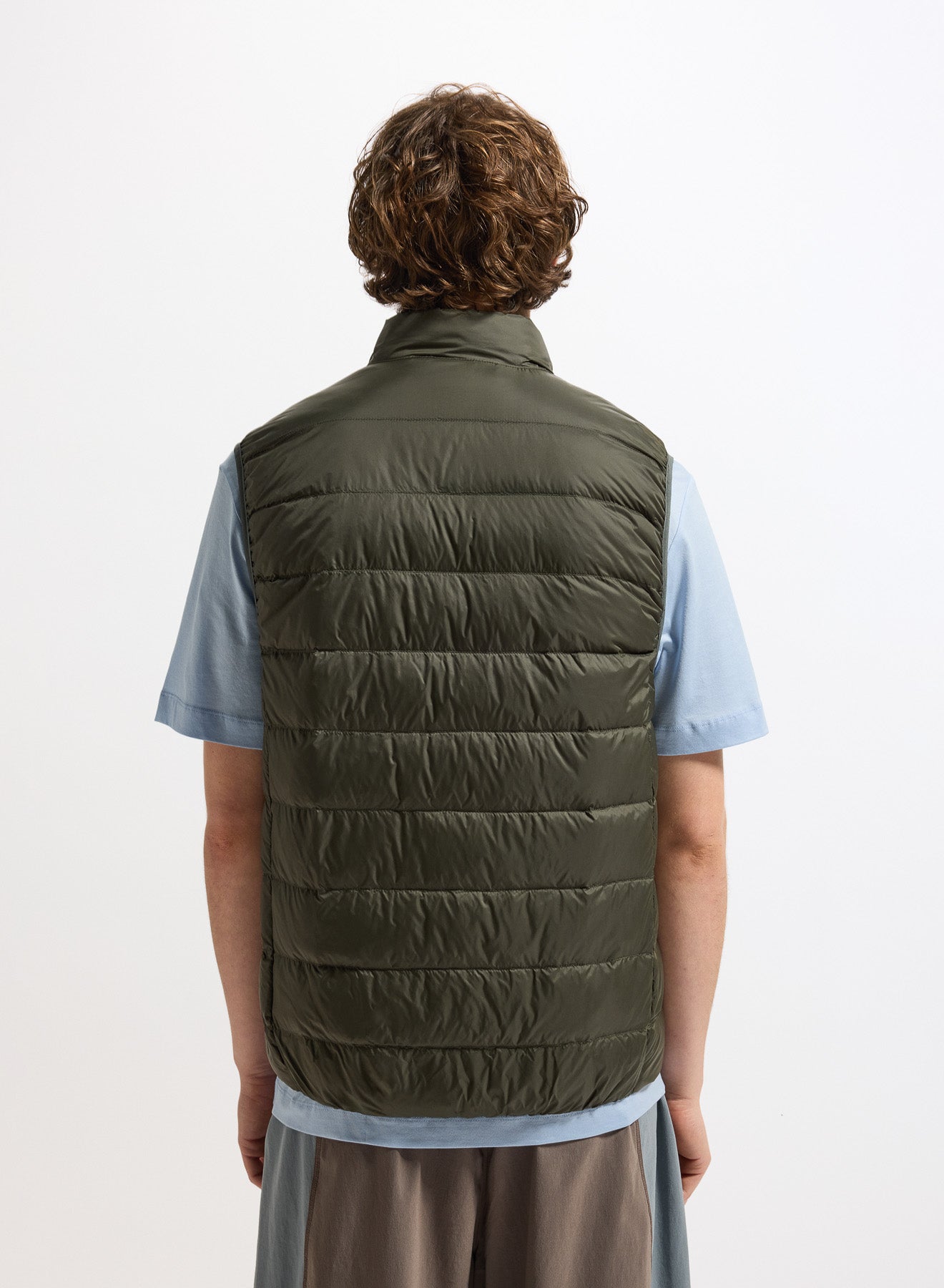 Doudoune légère sans manches Pyrenex Guzet kaki foncé-3