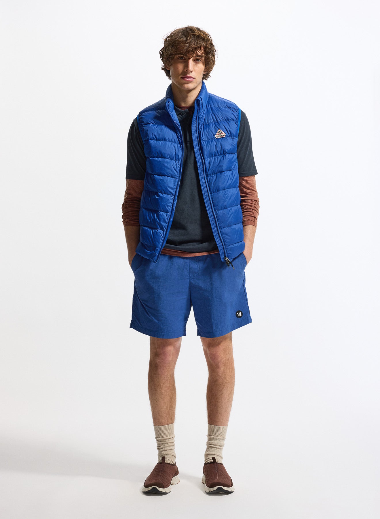 Doudoune légère sans manches Pyrenex Guzet bleu électrique