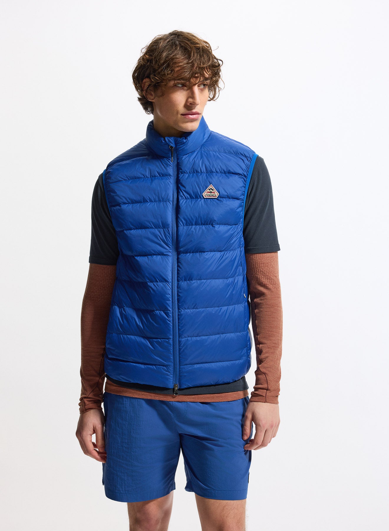 Doudoune légère sans manches Pyrenex Guzet bleu électrique