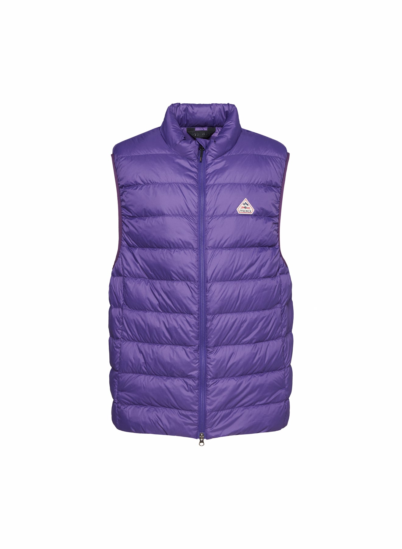 Guzet Vest – Lightweight, sleeveless purple men's down jacket