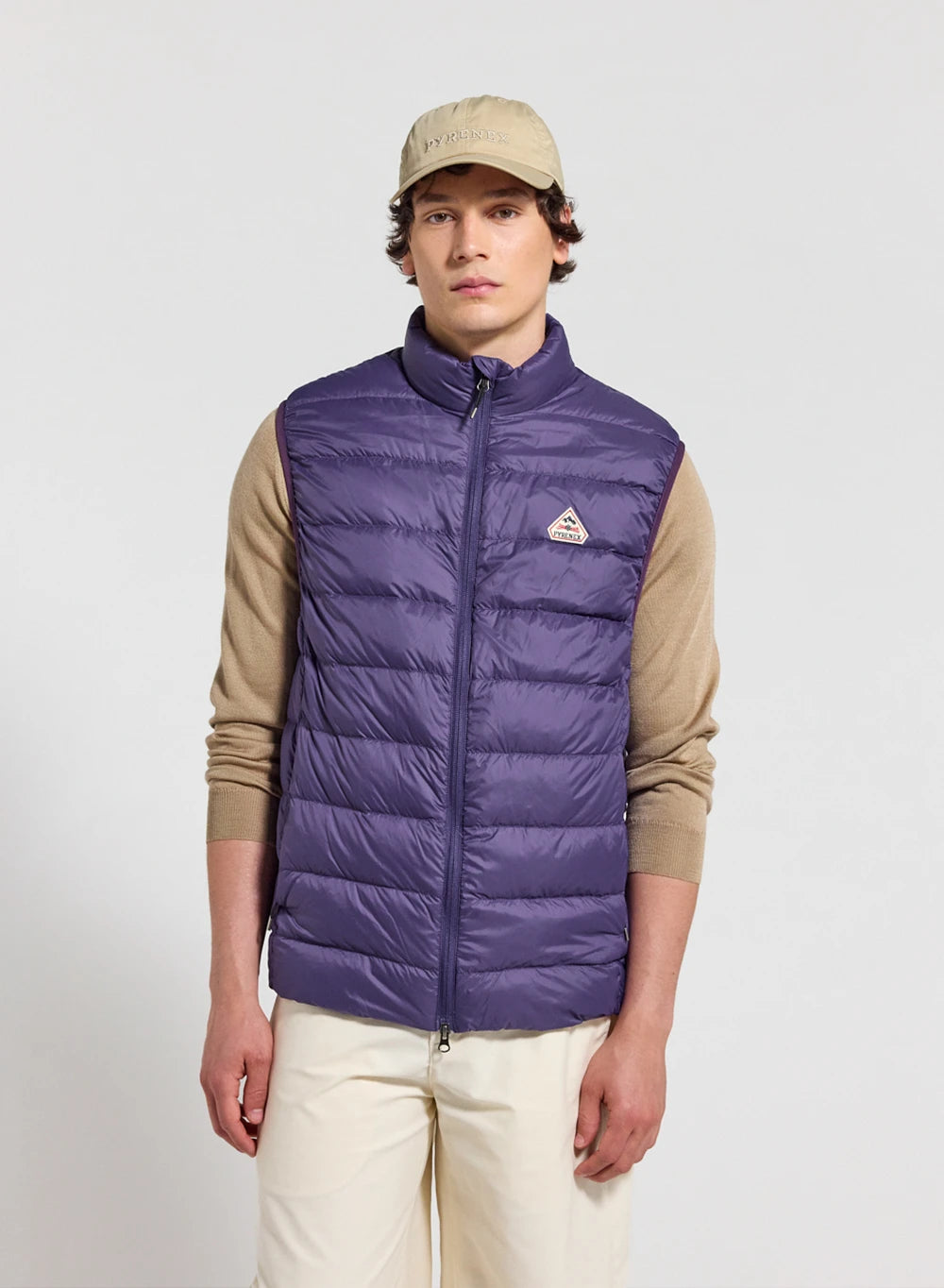 Ultraleichte ärmellose Daunenjacke Pyrenex Guzet violett