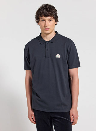Pyrenex Cobalt navy blue men's polo in organic cotton