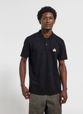 Pyrenex Cobalt noir men's organic cotton polo shirt