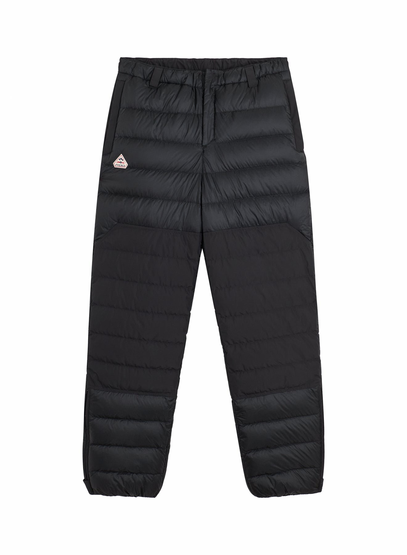 Surge men's black down quilted trousers-7