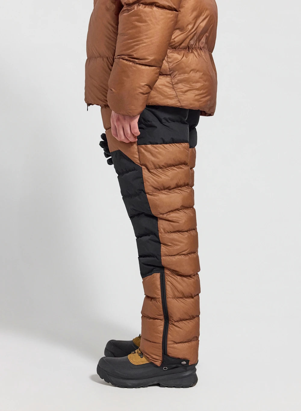 Gesteppte Daunenhose Herren Surge braun