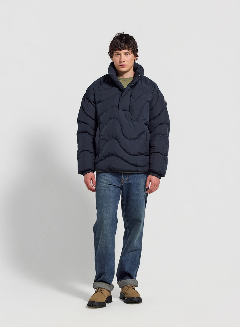 Pyrenex Cairns unisex dark blue down jacket-2