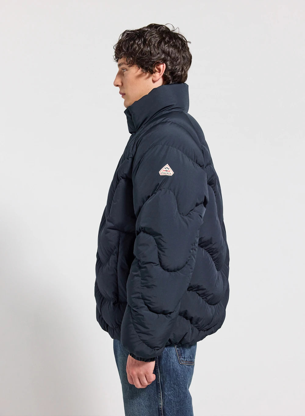 Pyrenex Cairns unisex dark blue down jacket-3