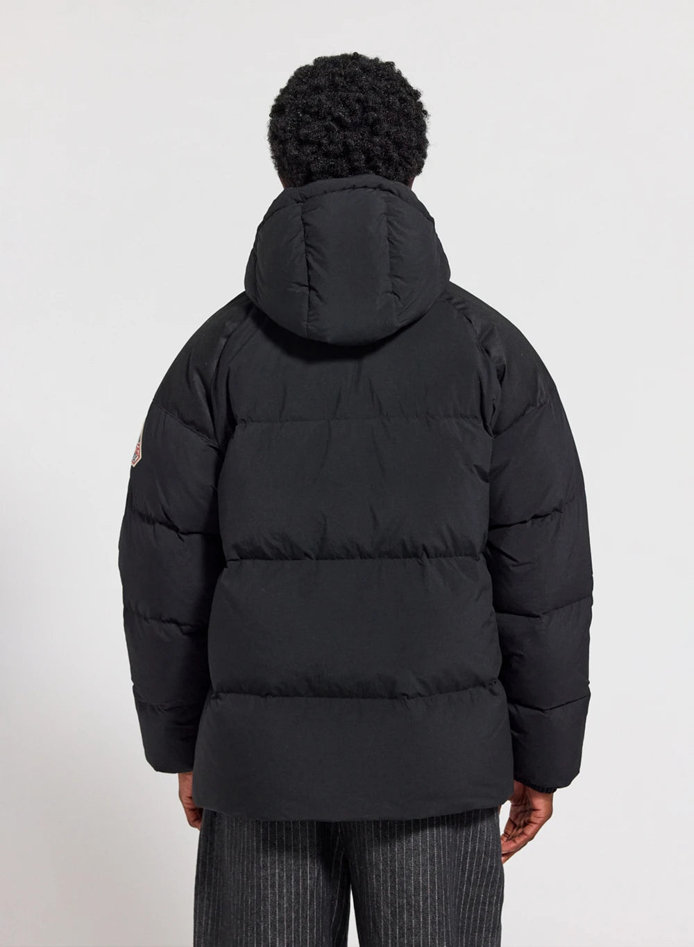 Unisex-Daunenjacke aus Naturdaunen Pyrenex Retro Sten Schwarz-7