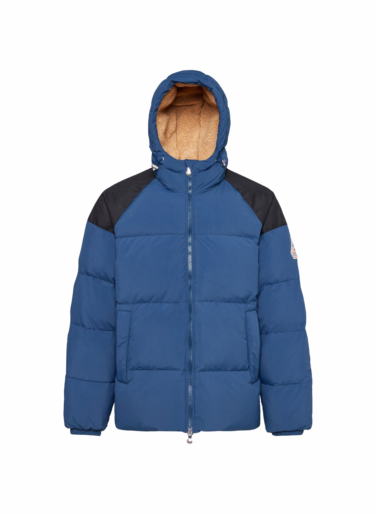 Doudoune unisexe en duvet naturel Pyrenex Retro Sten bleu pétrole