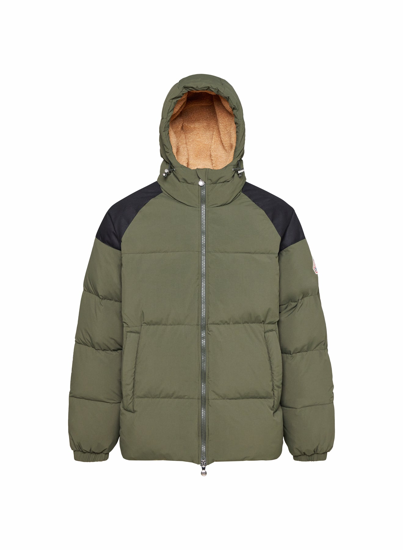 Pyrenex Retro Sten unisex down jacket in dark khaki-9