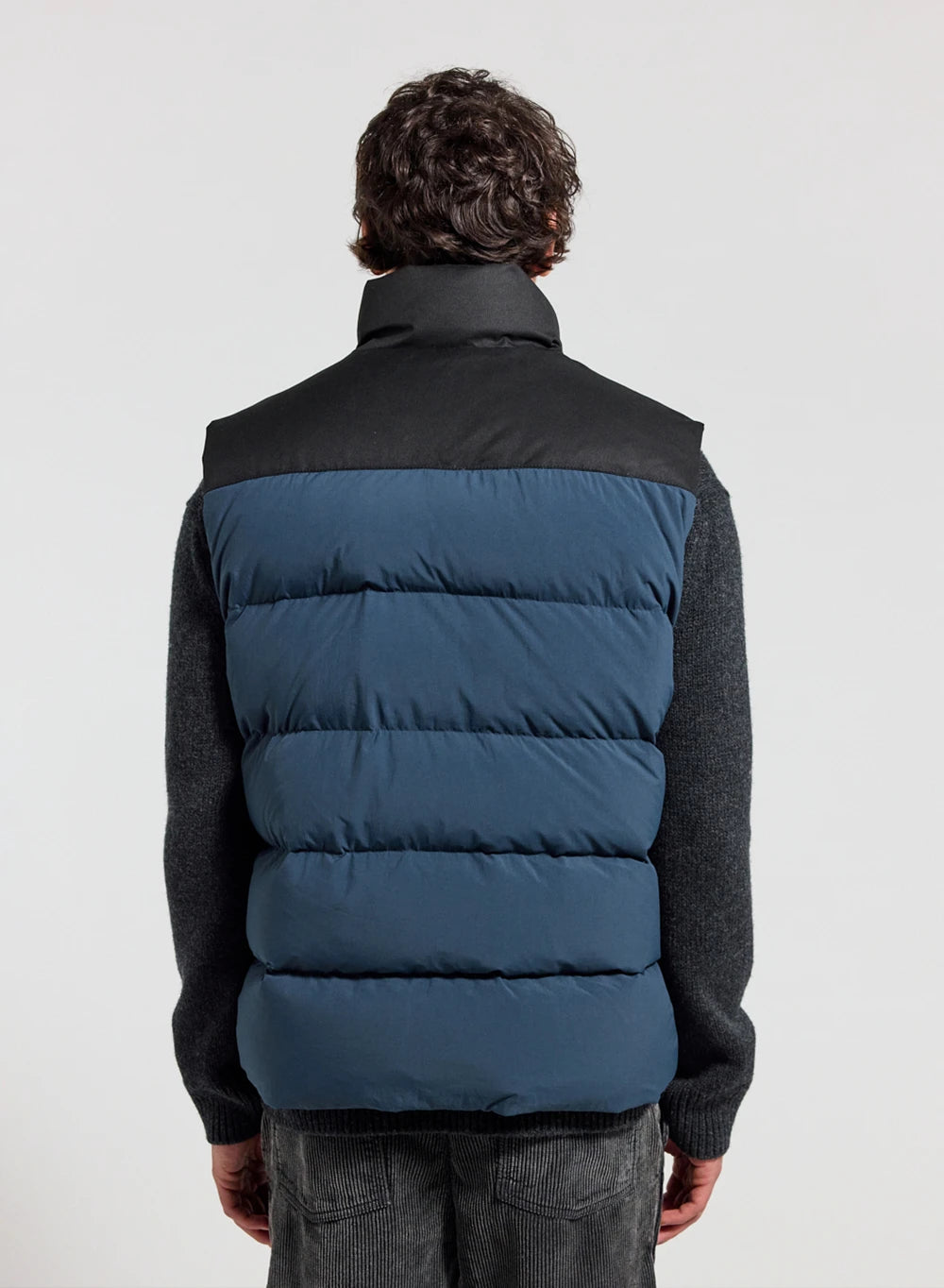 Doudoune sans manches Pyrenex Retro John bleu pétrole homme