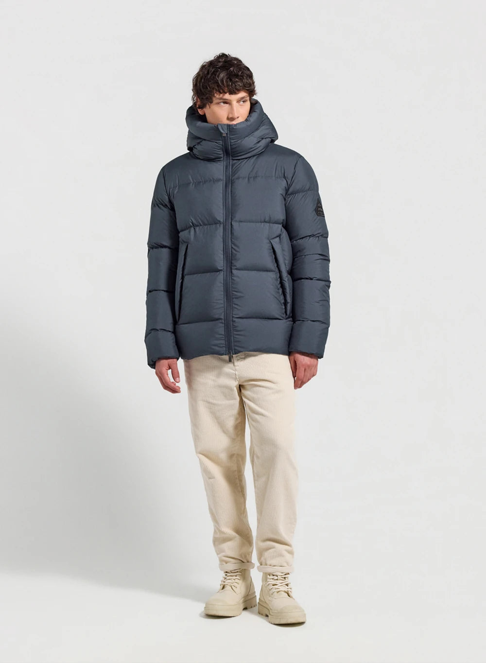Made-in-France-Daunenjacke Pyrenex Barry Matt Dunkelblau