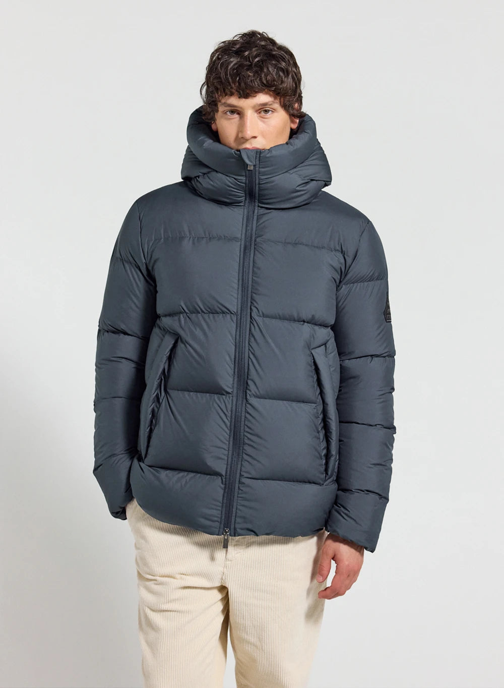 Made-in-France-Daunenjacke Pyrenex Barry Matt Dunkelblau