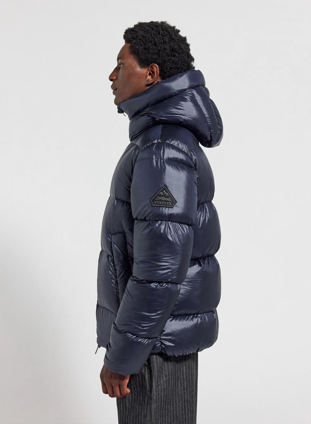 Daunenjacke Made in France Pyrenex Barry 2 Marineblau-3