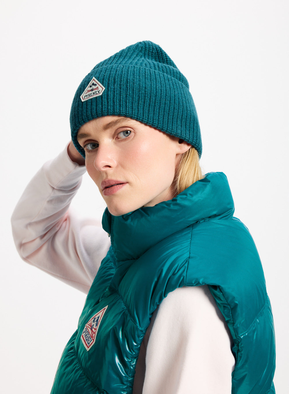 Bonnet Pyrenex Gomma bleu turquoise