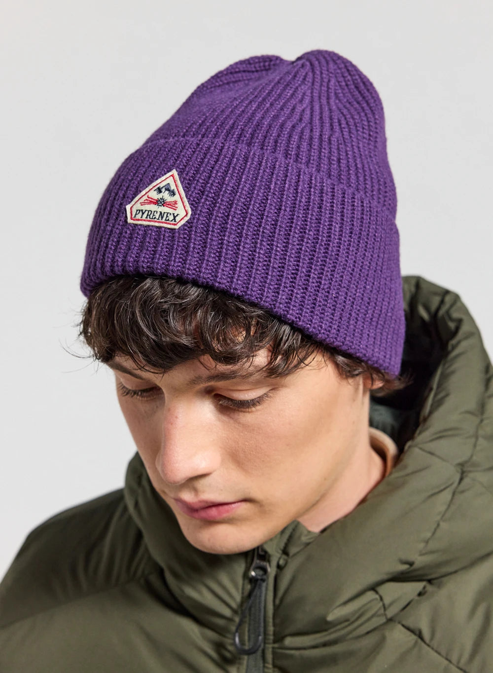 Pyrenex Gomma blue-violet beanie-2
