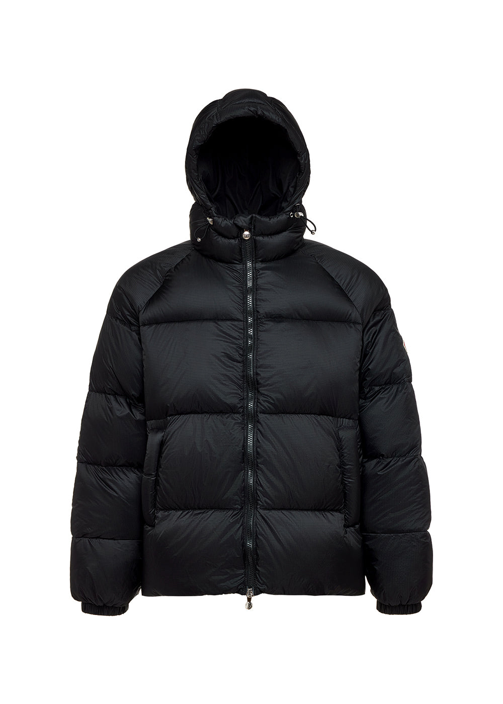 Pyrenex Sten schwarze Ripstop-Unisex-Daunenjacke mit Kapuze-12