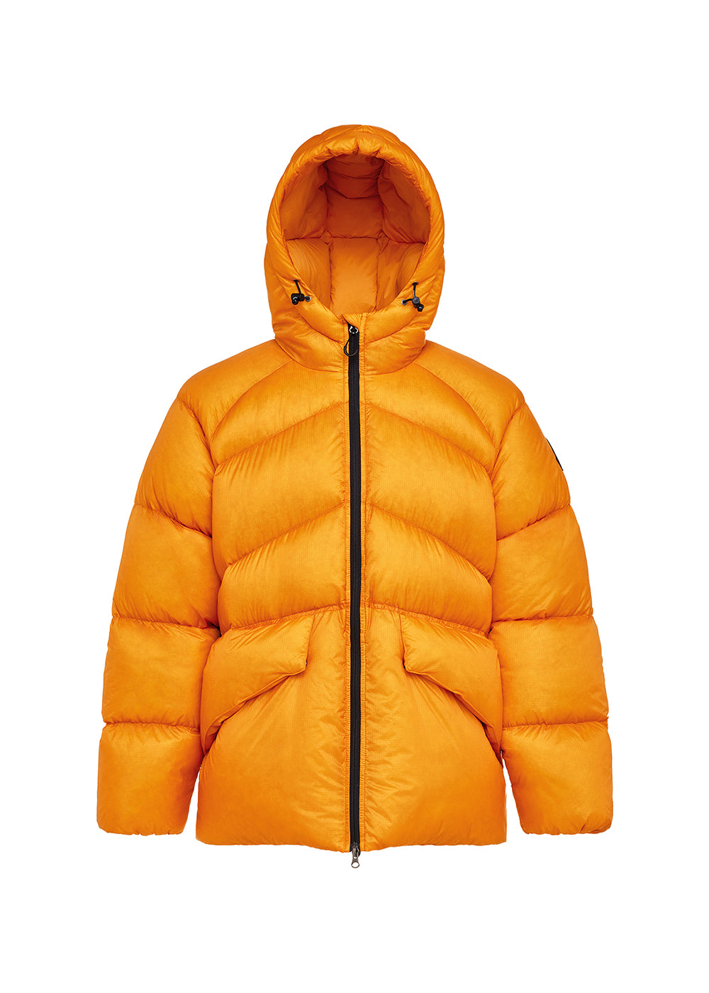 Pyrenex Stellar Yellow Men's Hooded Technical Down Jacket-4