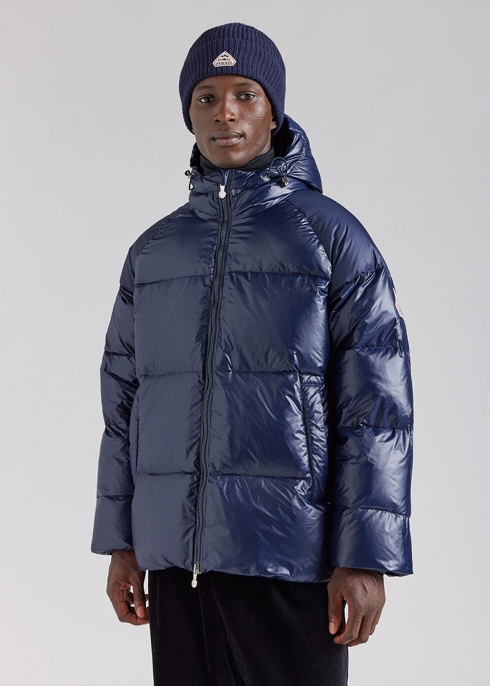 Pyrenex Sten hooded unisex down jacket amiral-1