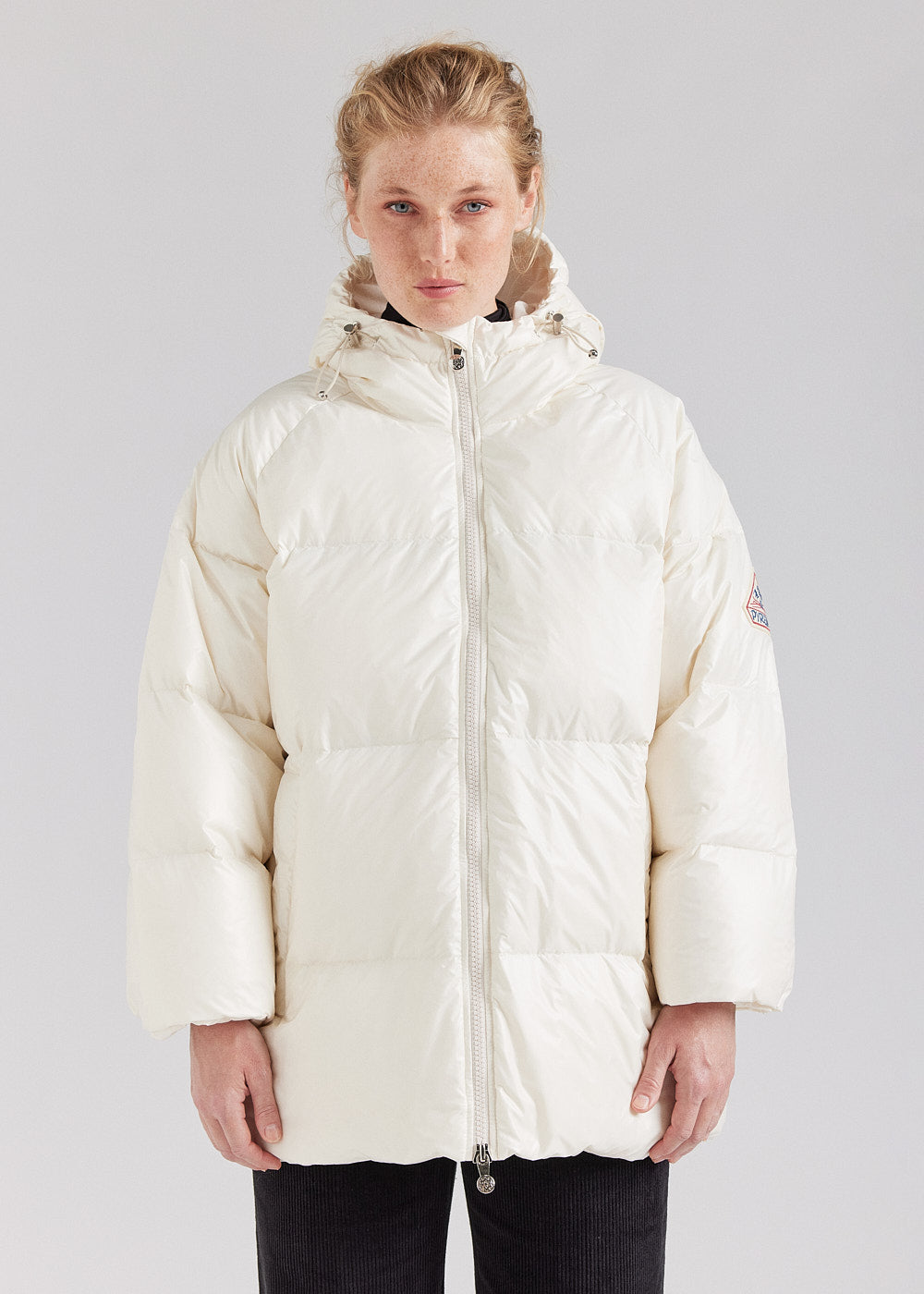 Pyrenex Sten Chalk Unisex-Daunenjacke mit Kapuze-1