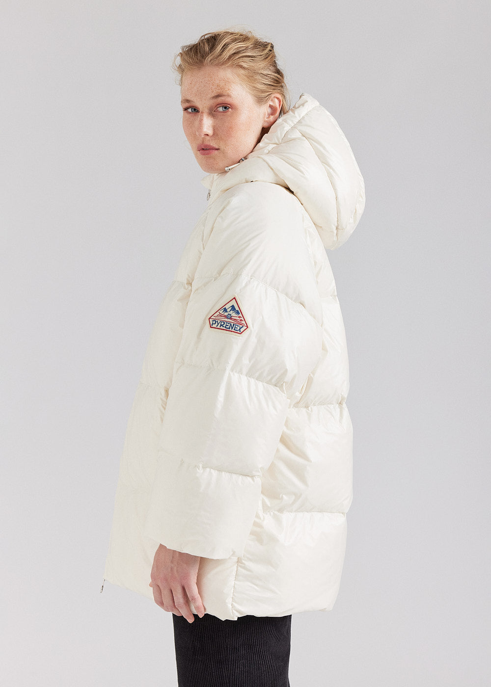 Pyrenex Sten Chalk Unisex-Daunenjacke mit Kapuze-5