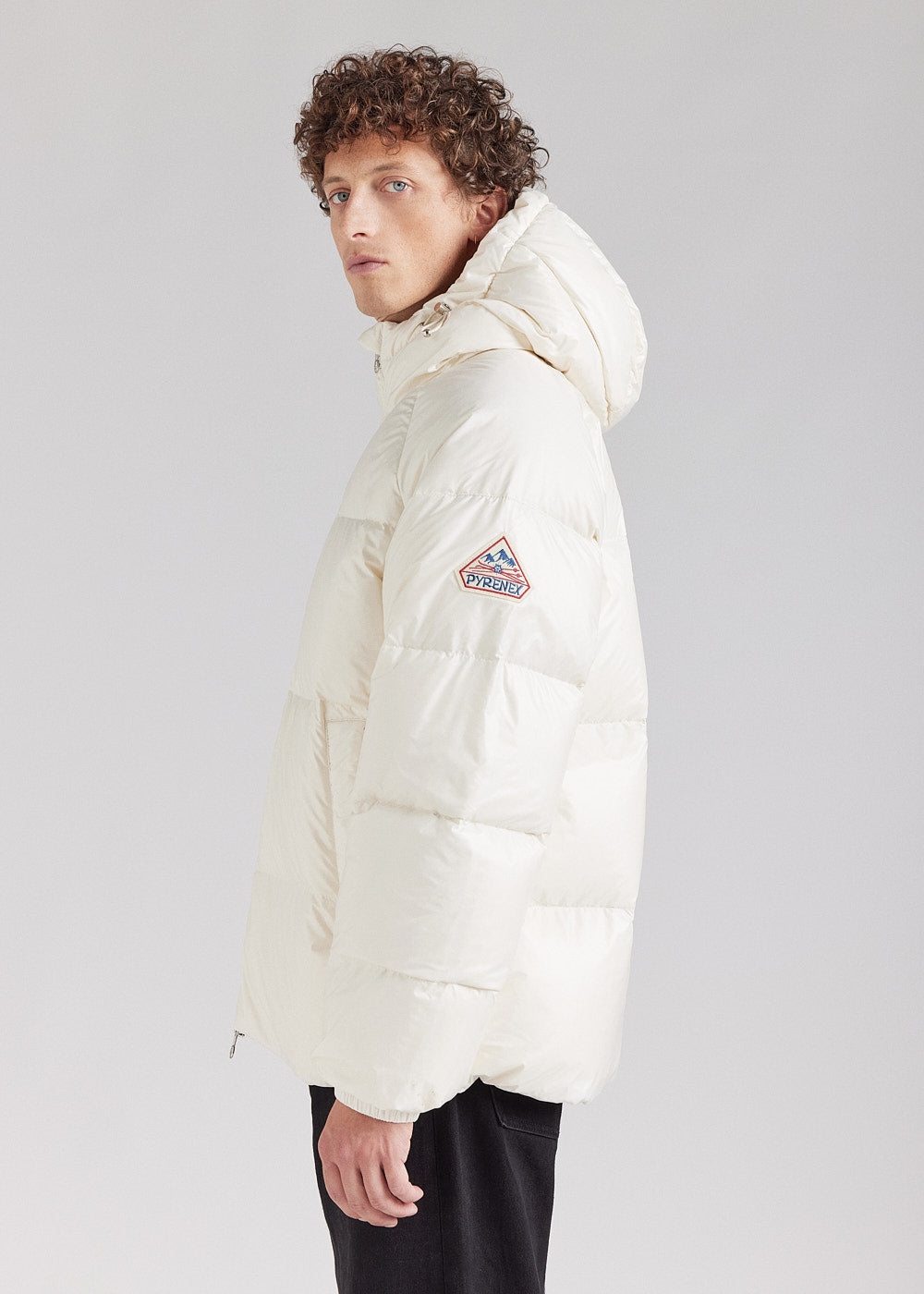 Pyrenex Sten Chalk Unisex-Daunenjacke mit Kapuze-6