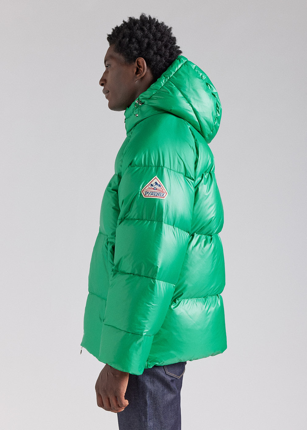 Unisex-Daunenjacke mit Kapuze Pyrenex Sten Green-5