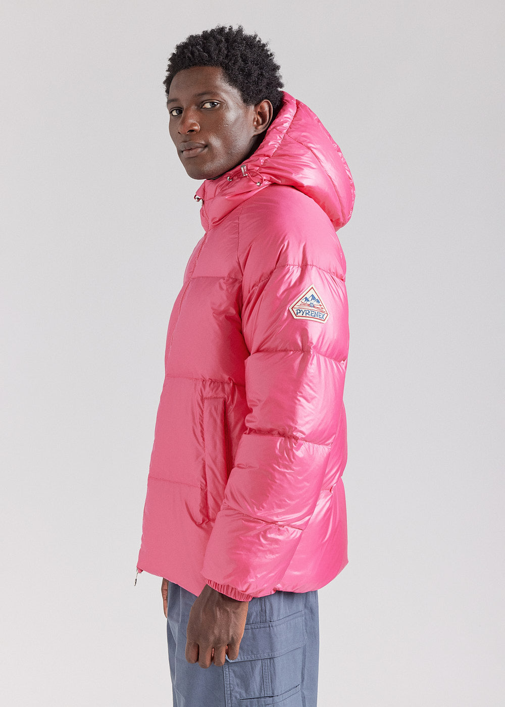 Unisex-Daunenjacke mit Kapuze Pyrenex Sten Rose-6