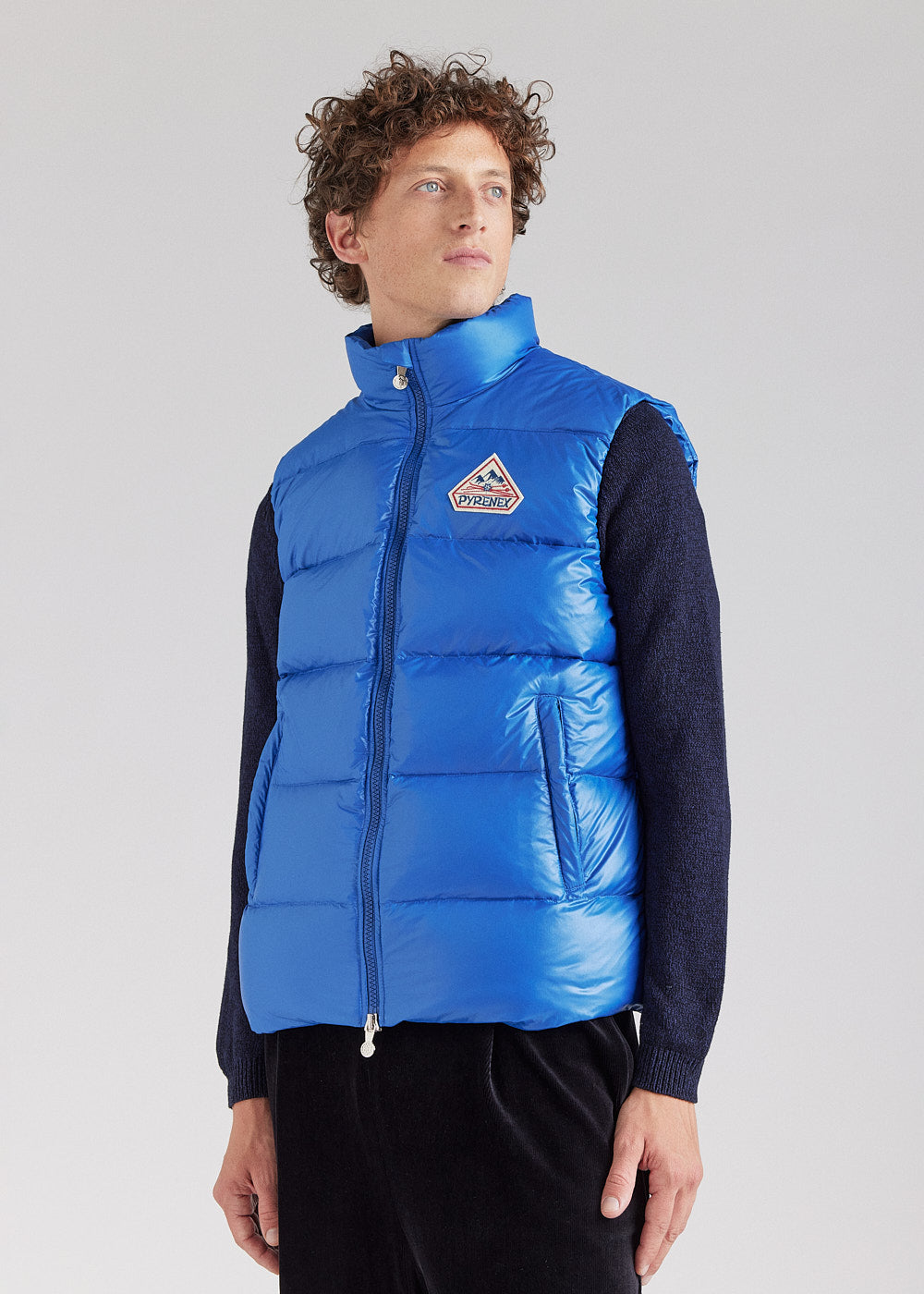 Pyrenex John Adriatic unisex sleeveless down jacket-1