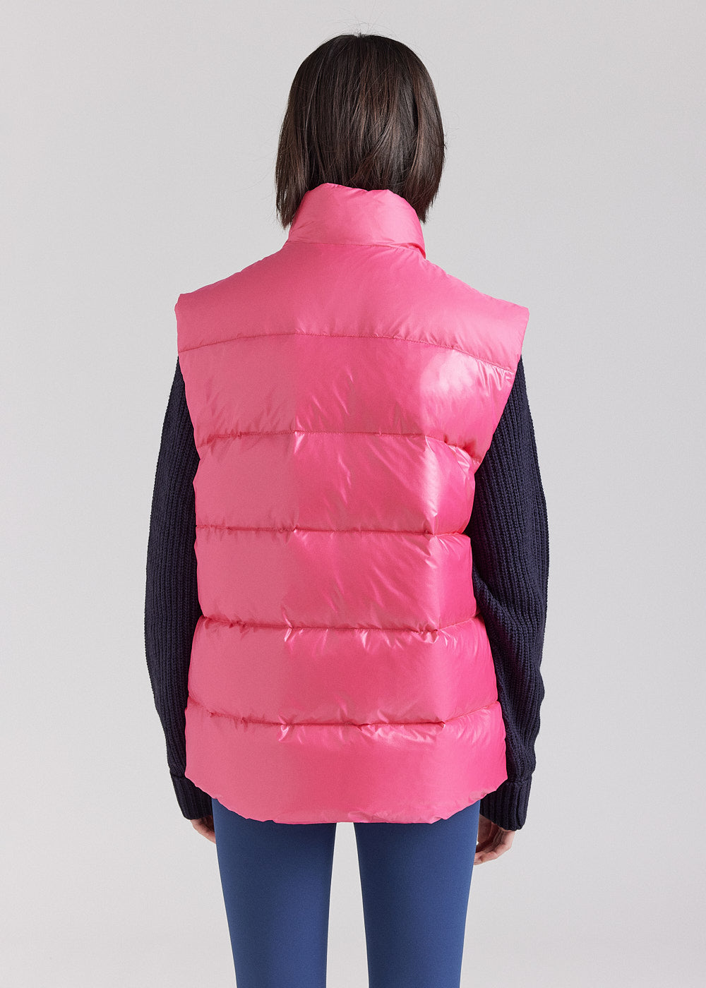 Pyrenex John Unisex ärmellose Daunenjacke rosa-6