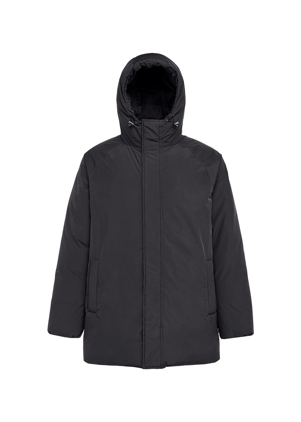 Men's Pyrenex Spark hooded warm down parka black-5