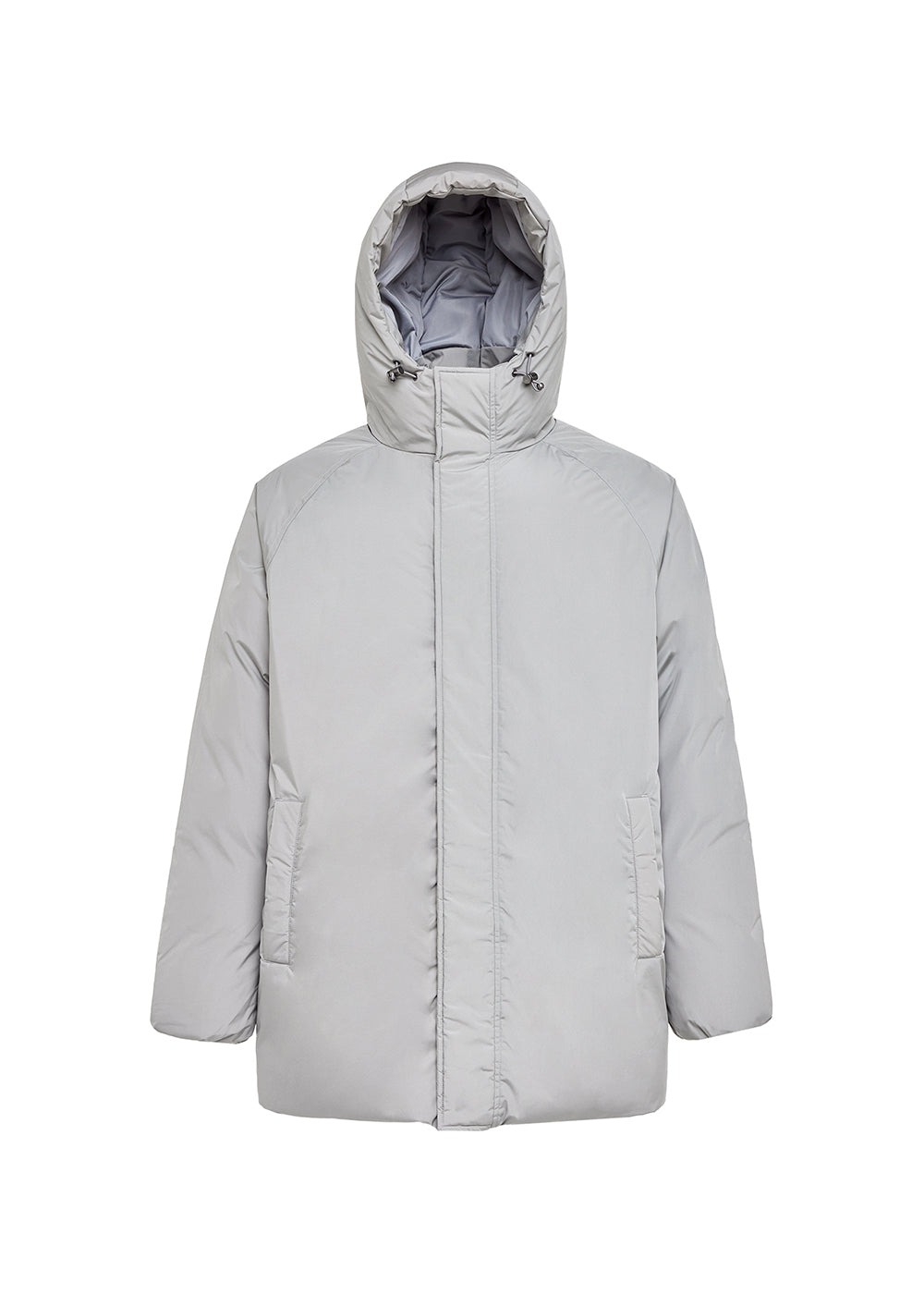 Pyrenex Spark Herren-Kapuzenparka aus natürlichen Daunen in Willow Grey-3