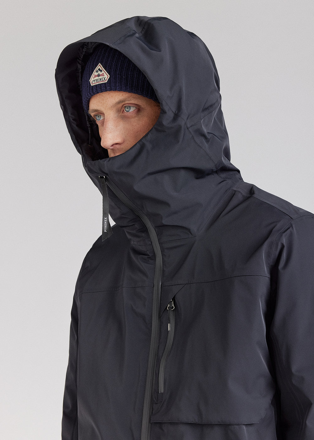 Pyrenex Gravity 2 wasserdichter Parka für Herren aus schwarzen Naturdaunen-4