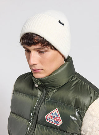 Pyrenex Soazig cream wool beanie