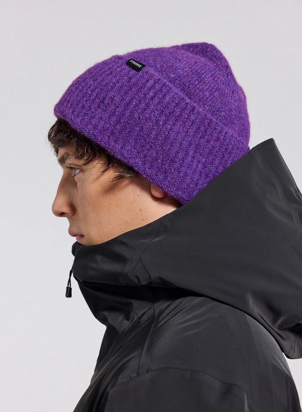 Pyrenex Soazig purple wool hat-1
