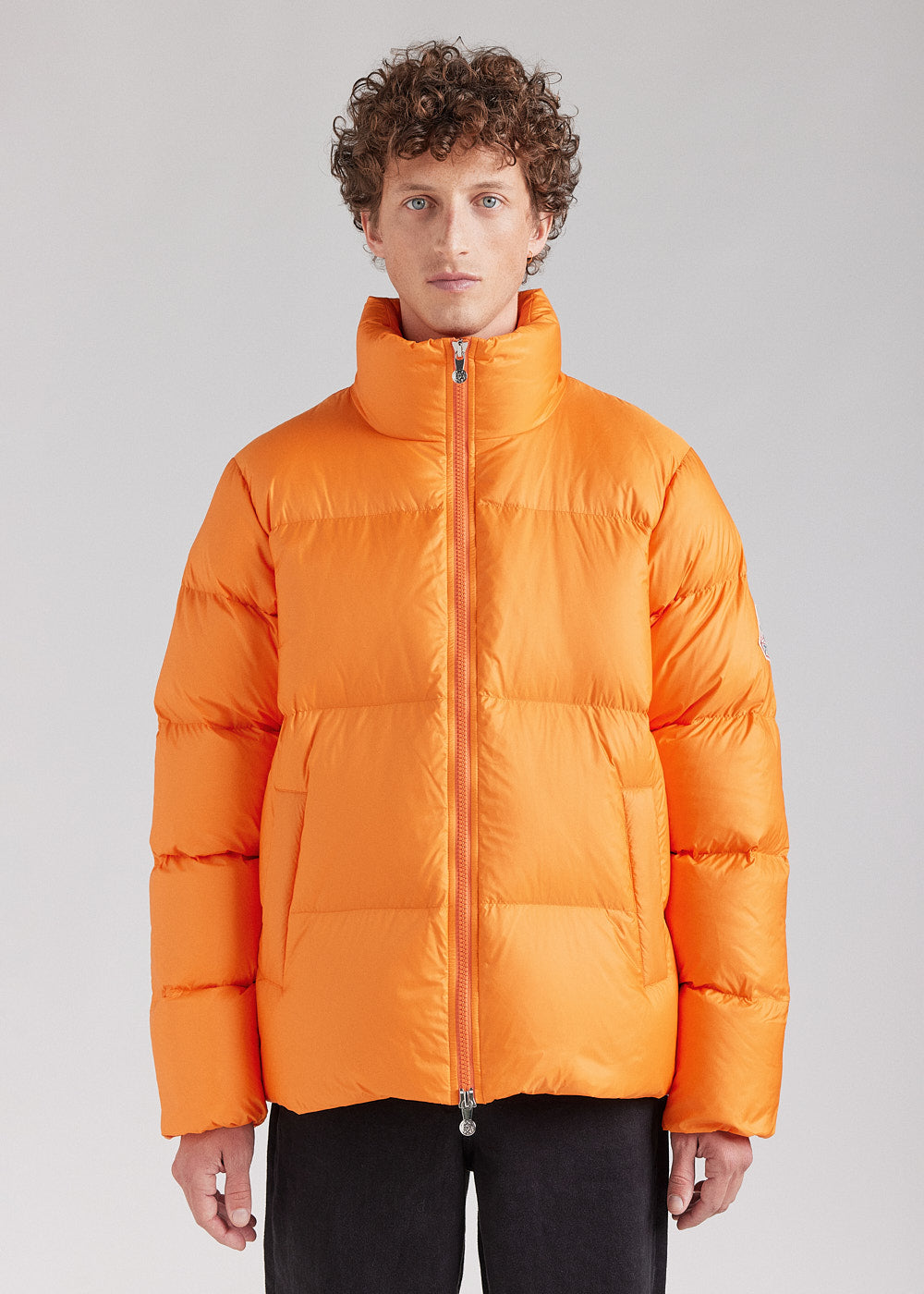 Pyrenex Shift Unisex Down Jacket in Matte Fabric Orange-1