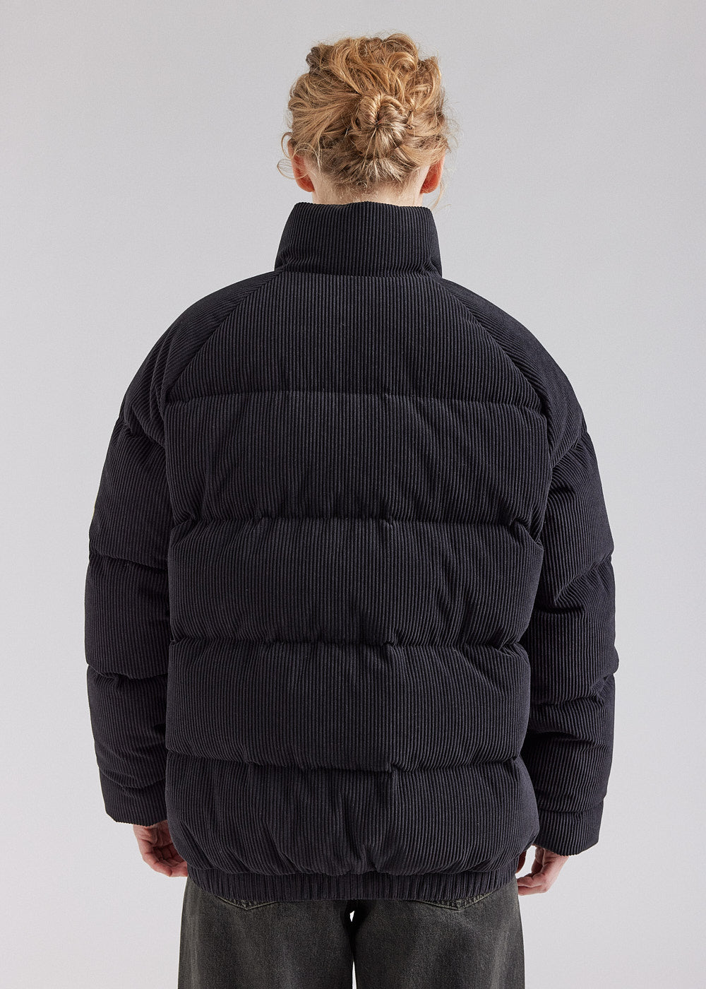 Pyrenex Vintage Mythic Velvet Corduroy Down Jacket in Black-9