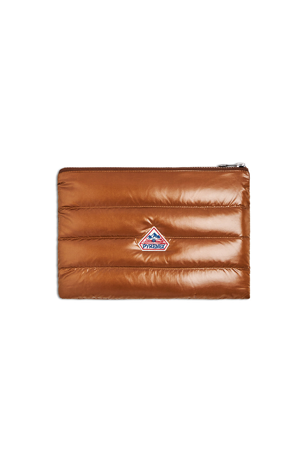 Pochette matelassée Pyrenex Down pouch vintage Terra-1