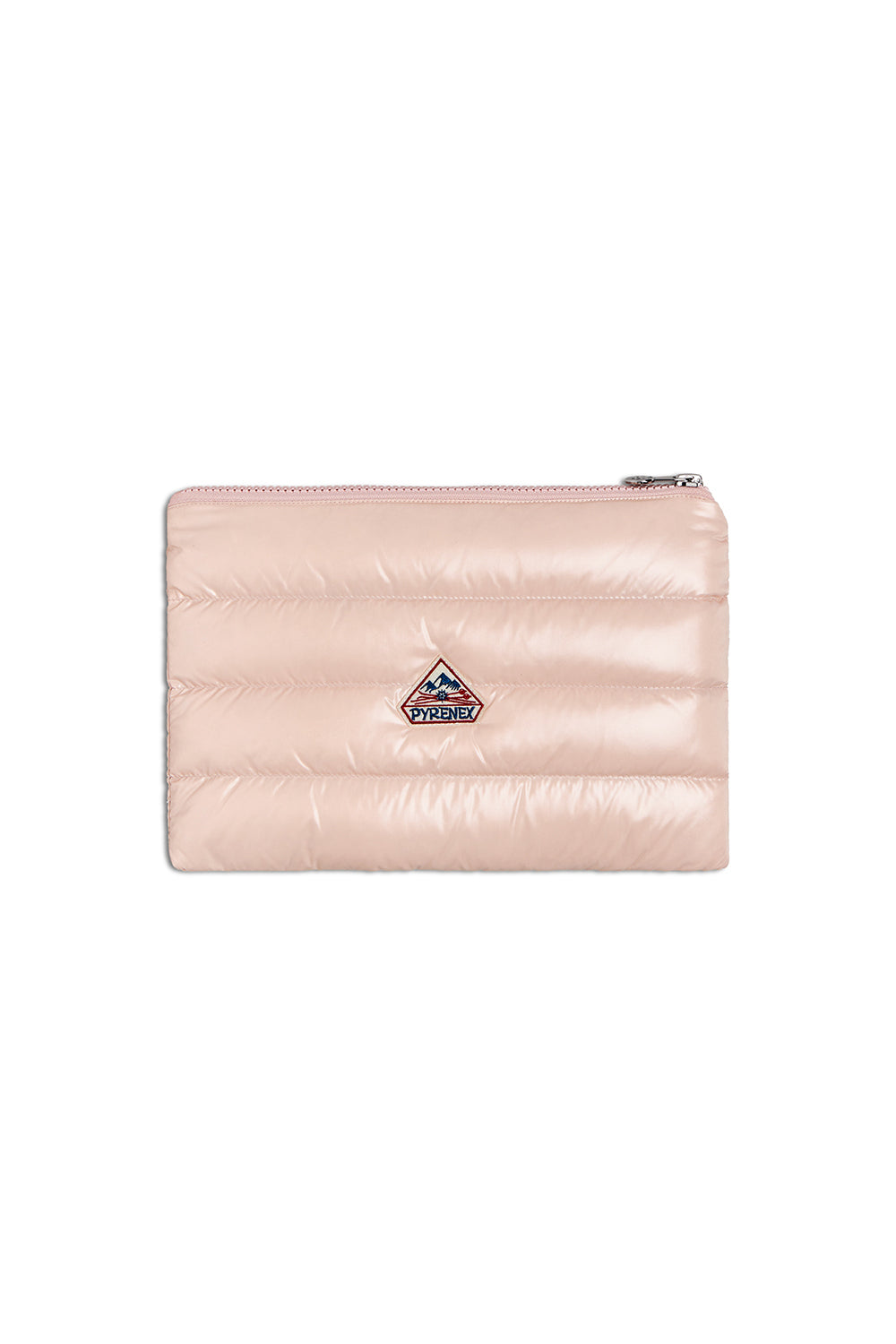 Quilted Pyrenex Down pouch vintage Peach Whip-1