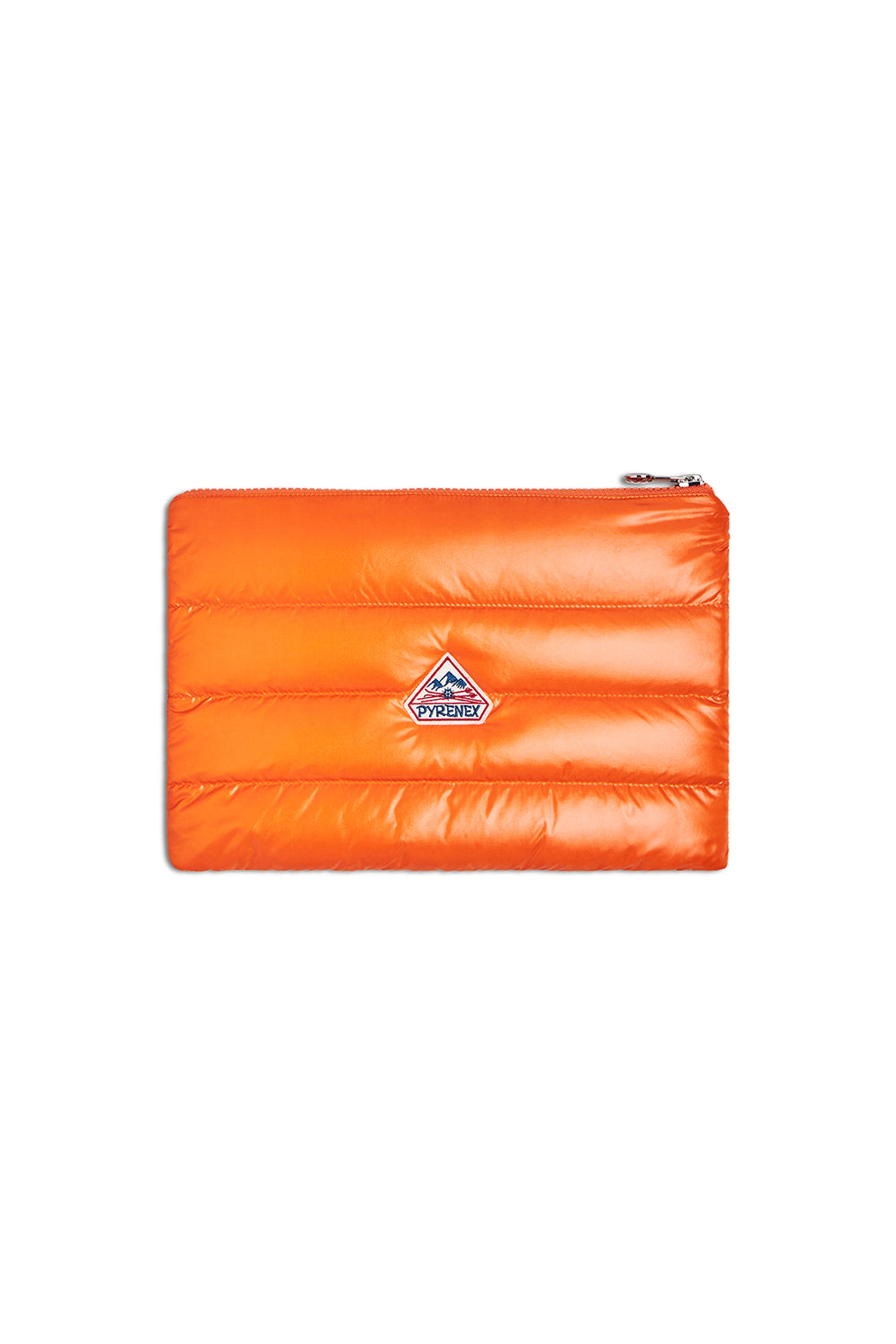 Pochette matelassée Pyrenex Down pouch vintage orange-1