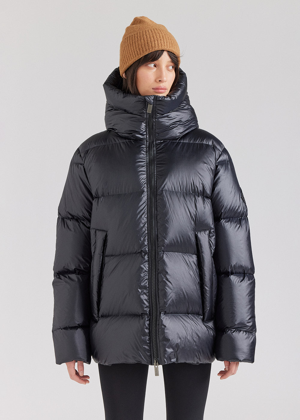 Unisex hooded down jacket made in France Barry 2 | Pyrenex EN