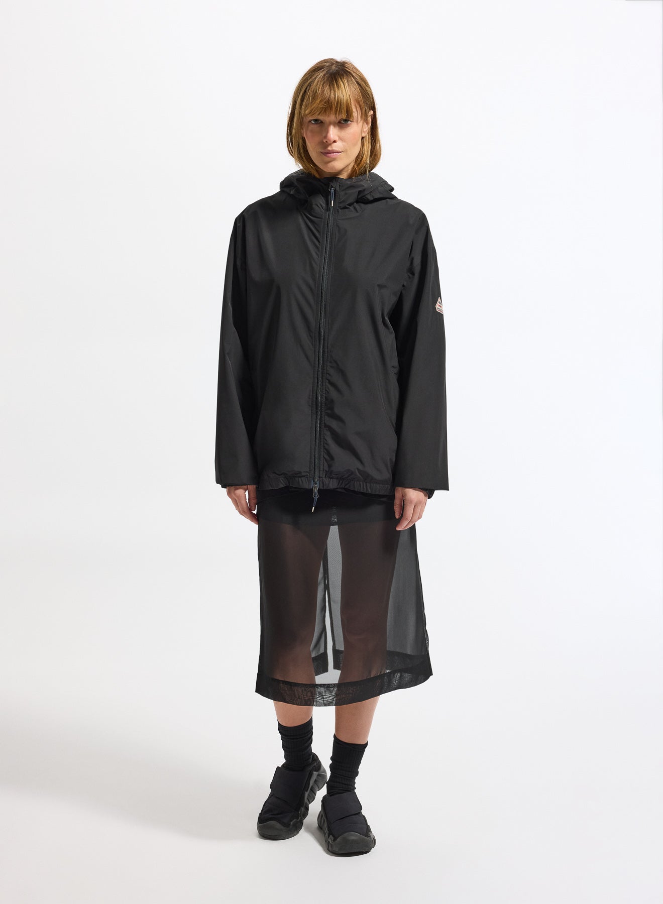 Pyrenex Ensure Unisex Waterproof Windbreaker Black-12