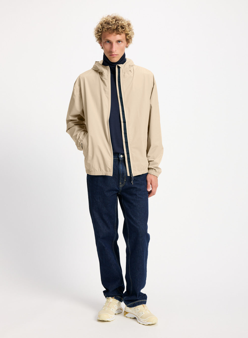 Coupe-vent imperméable unisexe Pyrenex Ensure beige-2