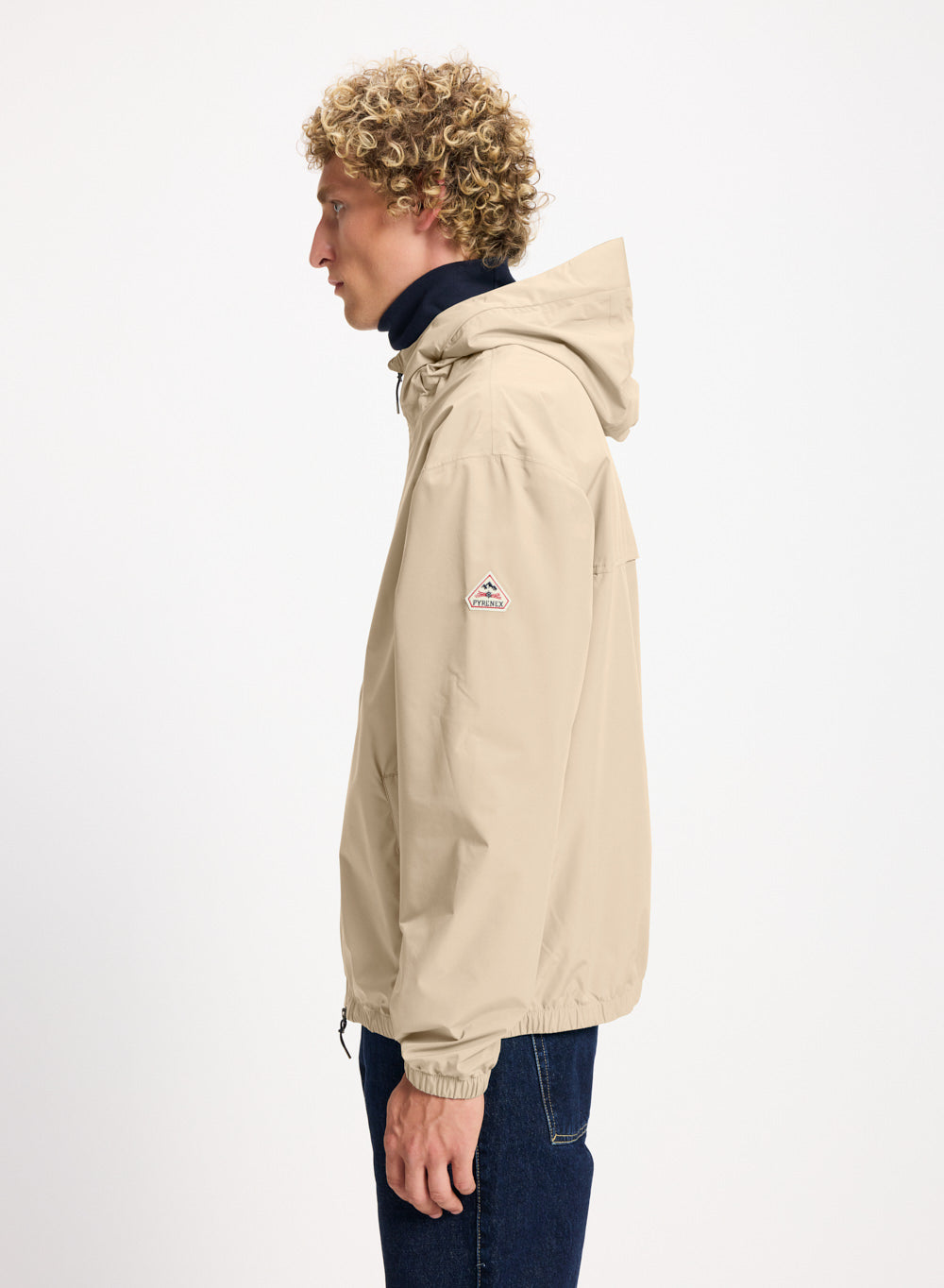 Coupe-vent imperméable unisexe Pyrenex Ensure beige-3