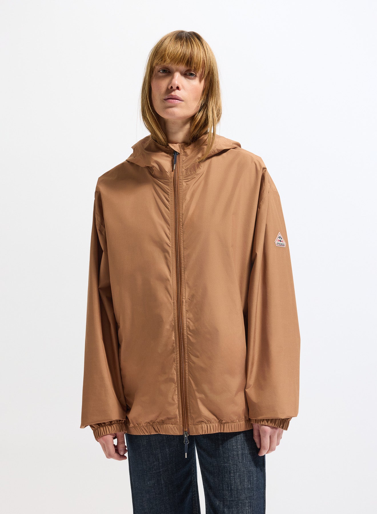 Coupe-vent imperméable unisexe Pyrenex Ensure marron terracotta femme