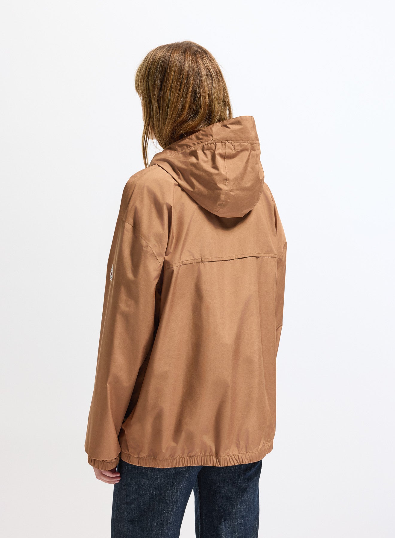 Pyrenex Ensure unisex waterproof windbreaker in terracotta brown-9