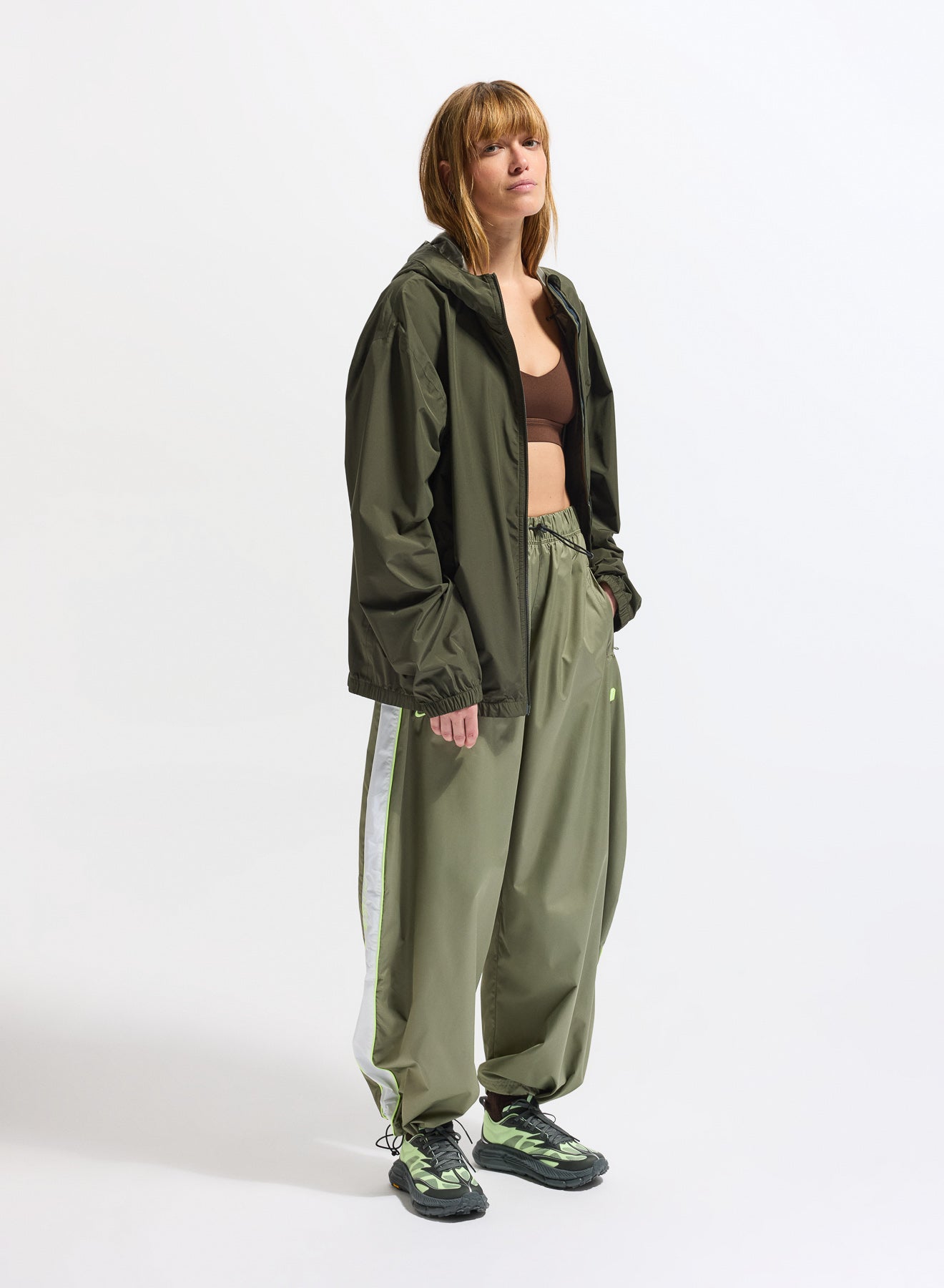 Coupe-vent imperméable femme Pyrenex Ensure khaki