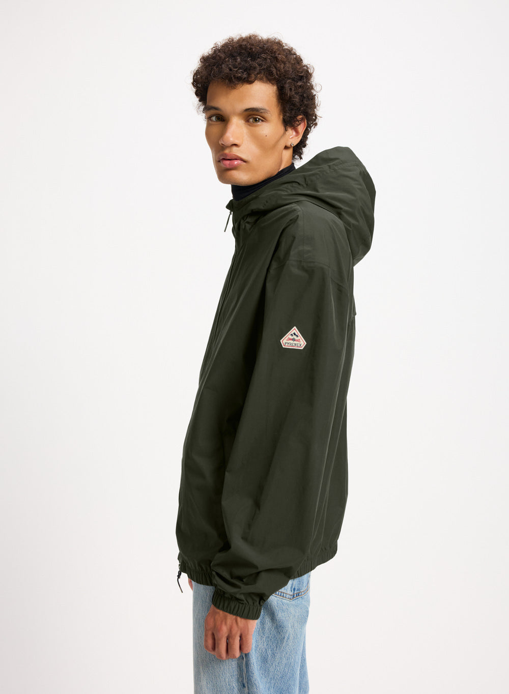 Coupe-vent imperméable unisexe Pyrenex Ensure khaki