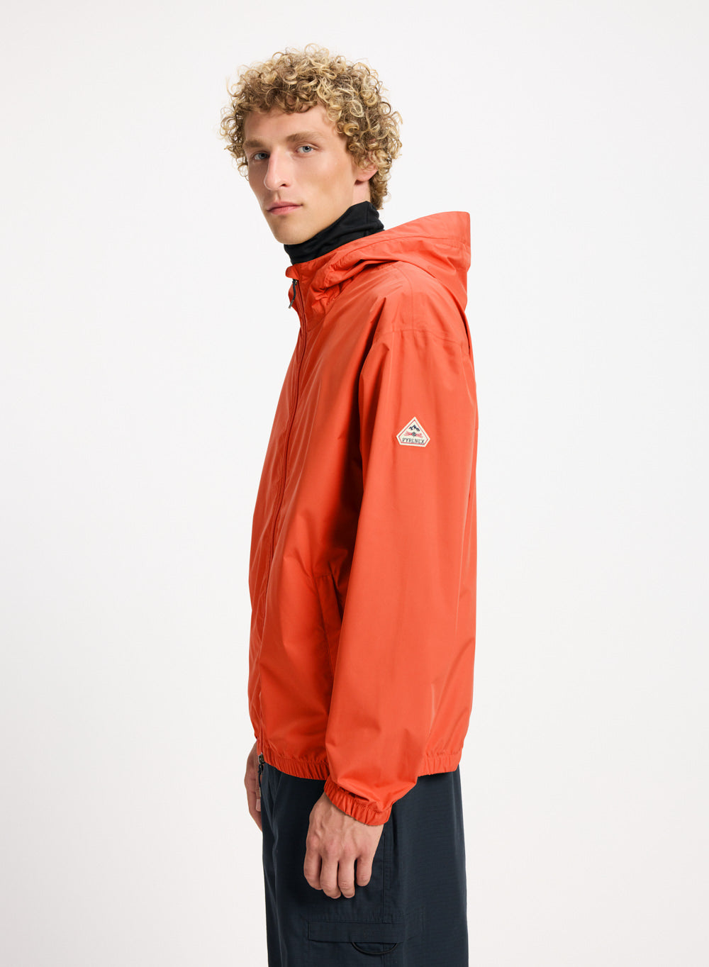 Coupe-vent imperméable unisexe Pyrenex Ensure orange-1